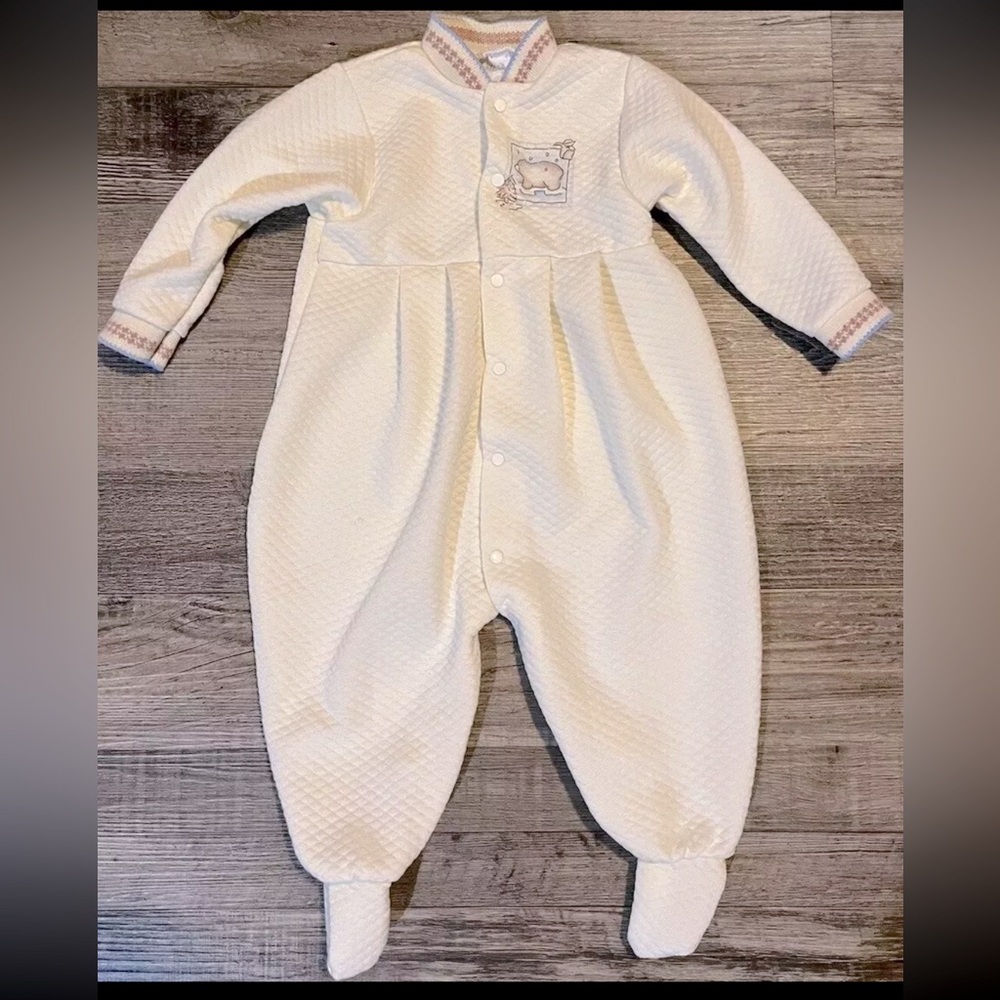 Vintage Carter’s Baby Clothes | Footie Sleeper Pajama OnePiece | Size 6-9 Months